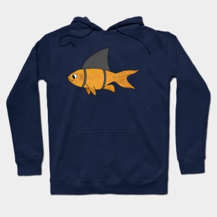 Goldfish with Shark fin Hoodie